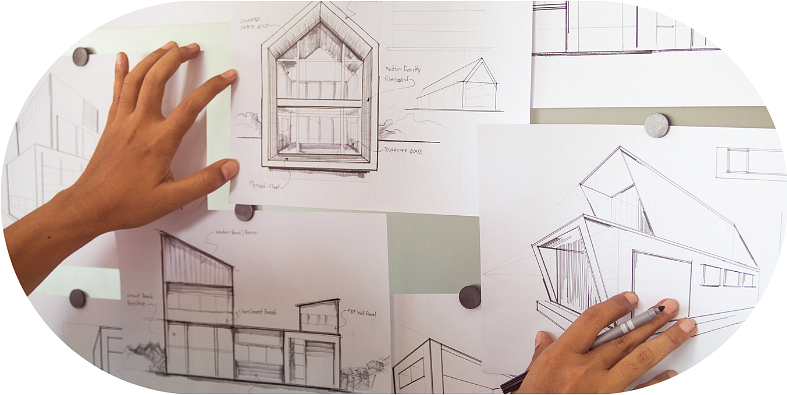 Architectural section drawing