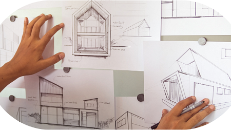 Architectural section drawing
