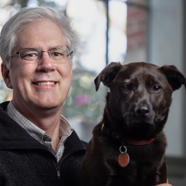 dan gavin and dog